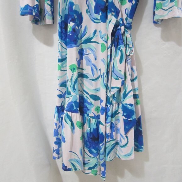 Lilly Pulitzer M Misha Wrap Dress Sweet Pea - Picture 4 of 8